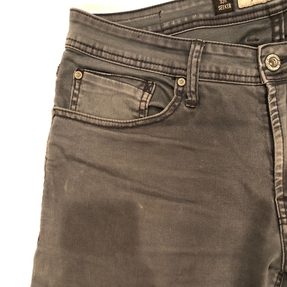 Buckle Departwest Seeker Jeans Gray Sz 32W 33R - Picture 3 of 8